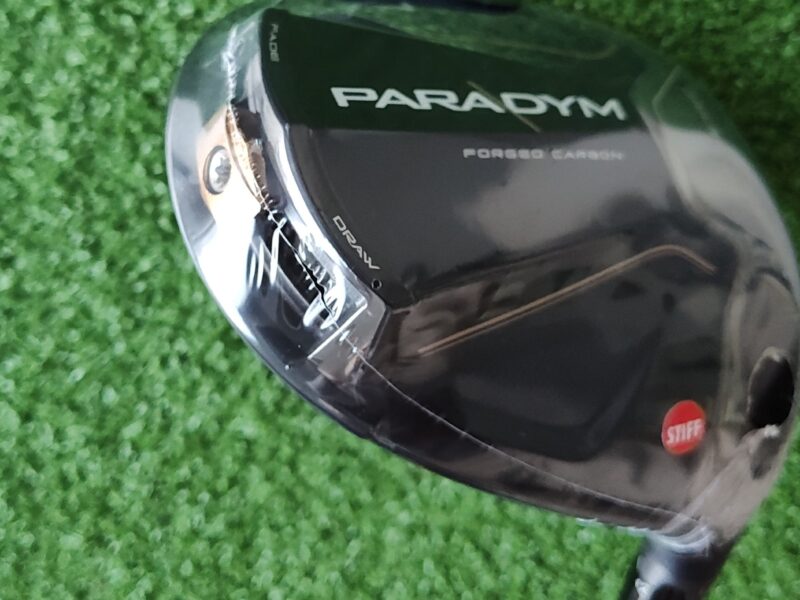 Driver NUEVO Paradym 9 grados de Loft con opciones de Varas Stiff 50 y 60, Regular 50.