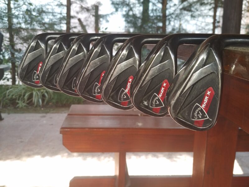 Hierros Callaway RAZR X, Black - 4 al PW